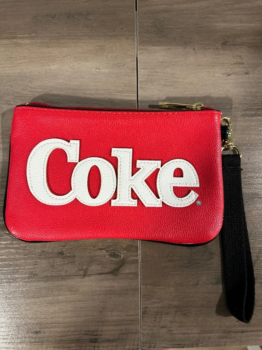 Official Coke wristlet! Coke/ Bears with removable wrist strap